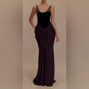 Meshki Black Maxi Dress